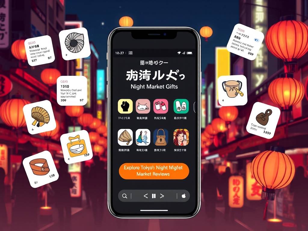 Tokyo’s Night Market Souvenir App Reviews: Read About Gift Apps