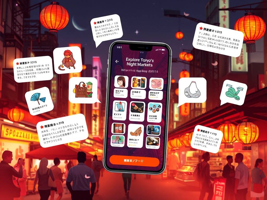 Tokyo’s Night Market Souvenir App Reviews: Read About Gift Apps
