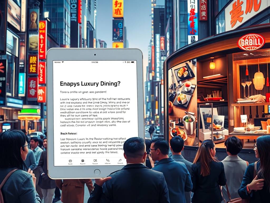 Japan’s Luxury Dining App Reviews: Read About Booking Apps
